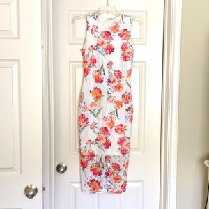Midi floral dress